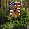 Edge Collections - 11.25" X 15.50" - Multicolor - German Shepherd American Garden Flag - 1 Piece